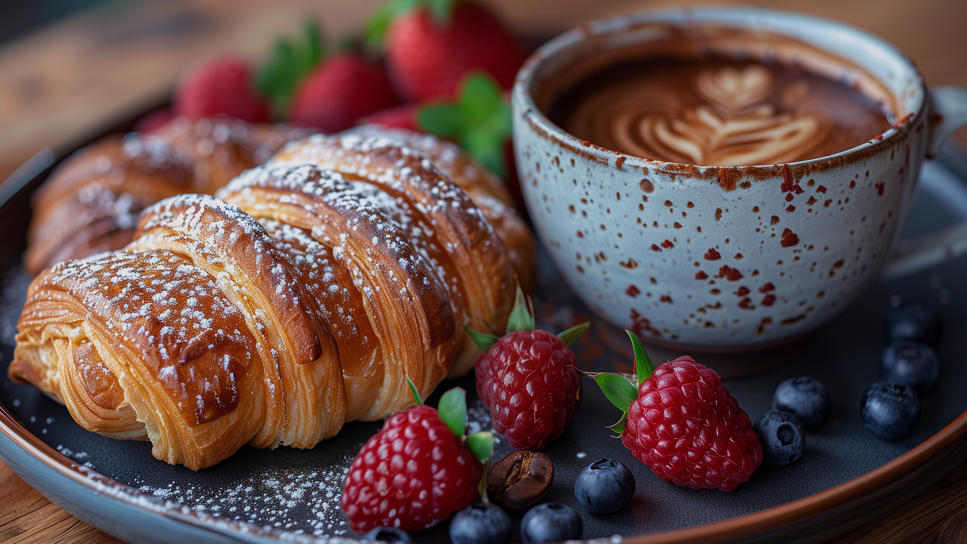 Gourmet breakfasts in hotels with specialty coffee